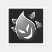 Spooky Ghosts Serviette (Vorderseite)