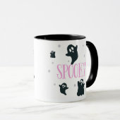 Spooky Ghosts Super Niedlich Halloween Tasse (VorderseiteRechts)