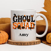 Spooky Ghoul Squad Individuelle Name Halloween Tasse