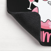 Spooky Ghoul Summer Niedlich Ghost Flamingo Summer Mousepad (Ecke)