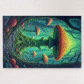 Spooky Giant Mushroom Puzzle (Horizontal)