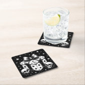 Spooky Gift Rechteckiger Pappuntersetzer (Vor Ort)