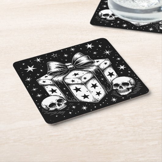 Spooky Gift Rechteckiger Pappuntersetzer (angewinkelt)