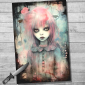 Spooky Girl 10 Decoupage Paper Seidenpapier