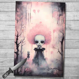 Spooky Girl 12 Decoupage Paper Seidenpapier