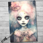 Spooky Girl 16 Decoupage Paper Seidenpapier