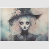 Spooky Girl 5 Decoupage Paper Seidenpapier (Vorderseite)