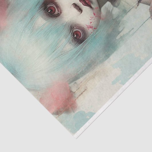 Spooky Girl 7 Decoupage Paper Seidenpapier (Ausschnitt)