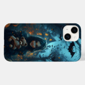 Spooky Girl Ghost iPhone Case (Rückseite (Horizontal))