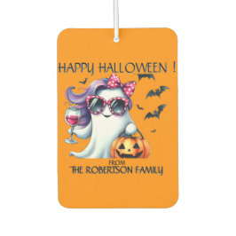 Spooky Girly Ghost Halloween  Autolufterfrischer