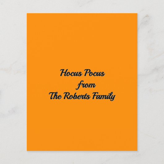 Spooky Girly Ghost Halloween Flyer (Hinten)