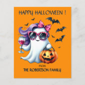 Spooky Girly Ghost Halloween Flyer (Vorne)