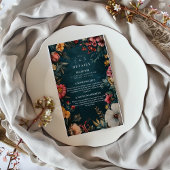 Spooky Glam Wedding Begleitkarte