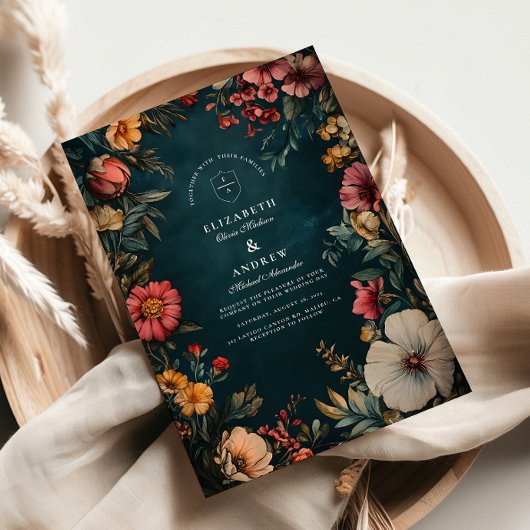 Spooky Glam Wedding Einladung