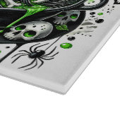 Spooky Glas Cutting Board für Halloween Küche Schneidebrett (Ecke)