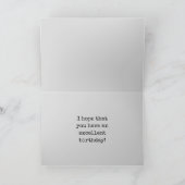 Spooky Glowing Aura sehen "GLÜCKLICH BIRTHTAG" + N Karte (Innenseite)