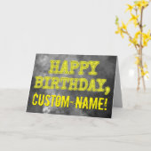 Spooky Glowing Aura sehen "GLÜCKLICH BIRTHTAG" + N Karte (Gelbe Blume)