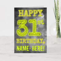 Spooky Glows Aura sehen "GLÜCKLICH 31. GEBURTSTAG"
