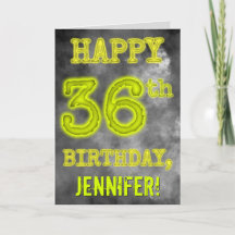 Spooky Glows Aura sehen "GLÜCKLICH 36. GEBURTSTAG"