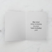 Spooky Glows Aura sehen "GLÜCKLICH 40. GEBURTSTAG" Karte (Innenseite)