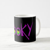 Spooky Glows Eyeball Halloween-Tasse Kaffeetasse (VorderseiteRechts)