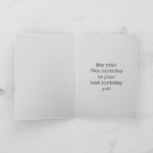 Spooky glühende Aura Look "78 JAHRE ALT!" + Name Karte (Innenseite)