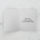 Spooky glühende Aura sehen "21 JAHRE ALT!" + Name Karte (Innenseite)