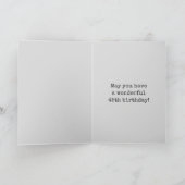 Spooky glühende Aura sehen "45 JAHRE ALT!" + Name Karte (Innenseite)