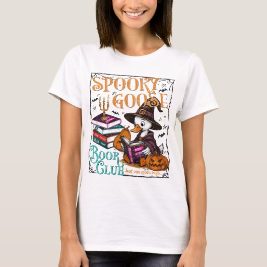 Spooky Goose Book Club Shirt (Vorderseite)