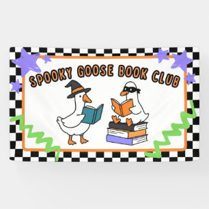 Spooky Goose Buchclub Schulbibliothek Klassenzimme Banner