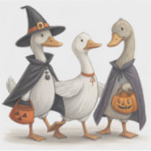 Spooky Goose Gang Back to School Stickers Aufkleber (Vorderseite)