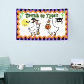 Spooky Goose Halloween Trunk or Treat Banner Sign (Messeveranstaltung)