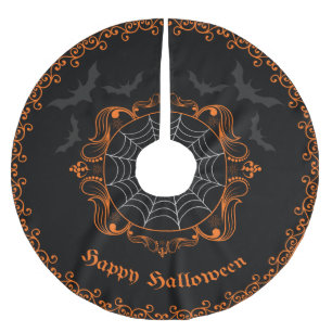 Spooky Goth Halloween Treppenhaus Polyester Weihnachtsbaumdecke
