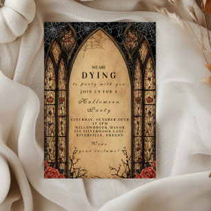 Spooky Gothic Archway Halloween Einladung