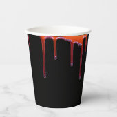 Spooky Gothic Blood Tropfen Halloween Pappbecher (Vorderseite)