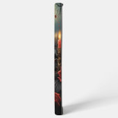 SPOOKY GOTHIC CANDLEABRA MIT ROTE ROSEN SAMSUNG GALAXY HÜLLE (Linke Seite)