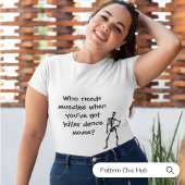 Spooky Gothic Dancing Skeletons Funny Halloween T-Shirt