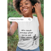 Spooky Gothic Dancing Skeletons Funny Halloween T-Shirt