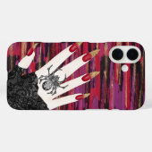 SPOOKY GOTHIC FRAUEN HAND MIT LANGEN NAILEN Case-Mate iPhone HÜLLE (Rückseite (Horizontal))