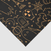 Spooky Gothic Halloween Dekoupage Tissue Seidenpapier (Ausschnitt)