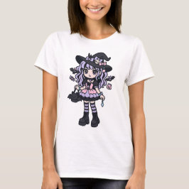 Spooky Gothic Halloween Illustration T-Shirt