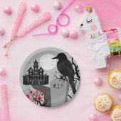 Spooky Gothic Halloween Papierplatte Pappteller (Party)