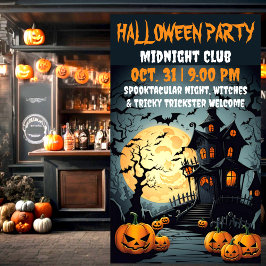 Spooky Gothic Mansion Spuk Haus Halloween Banner