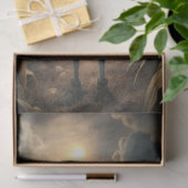 Spooky Gothic Scarecrow Fantasy  Seidenpapier (Geschenk)