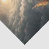 Spooky Gothic Scarecrow Fantasy  Seidenpapier (Detail)