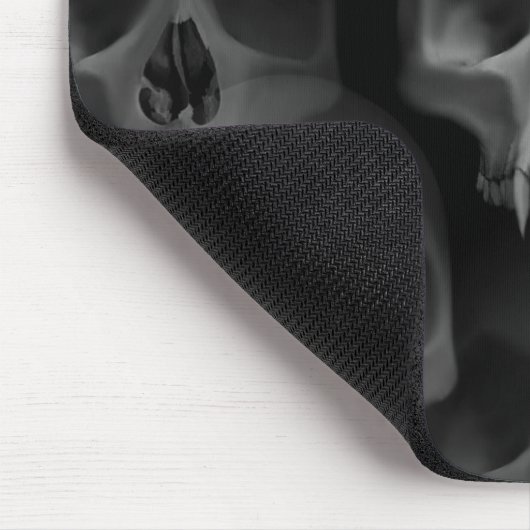 Spooky-Gothic-Schädel Mousepad (Ecke)