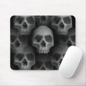 Spooky-Gothic-Schädel Mousepad (Mit Mouse)