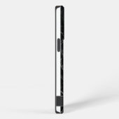 Spooky Gothic Skull Black & Gray iPhone Hülle (Rechte Seite)