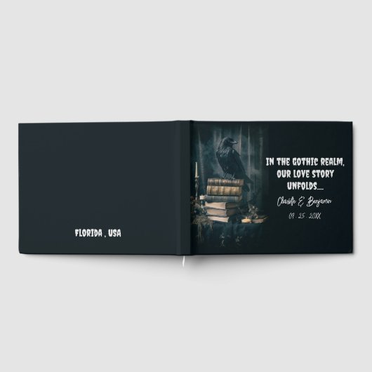 Spooky Gothic Wedding Gästebuch (Voll)