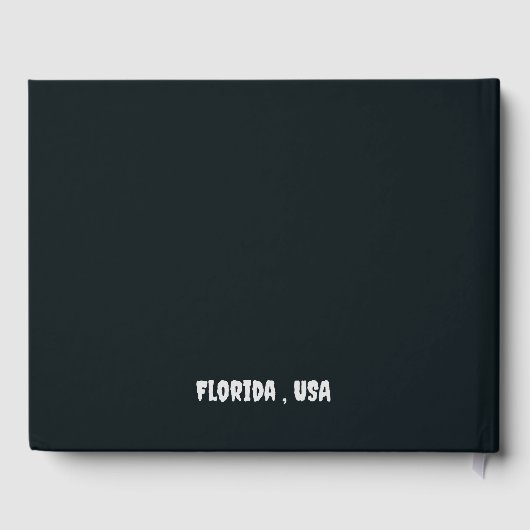 Spooky Gothic Wedding Gästebuch (Rückseite)